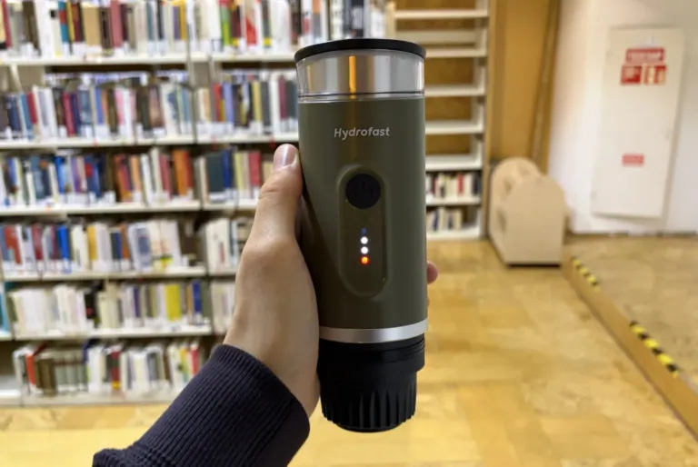 Hydrofast PO-100 hordozható kávéfőző teszt 17