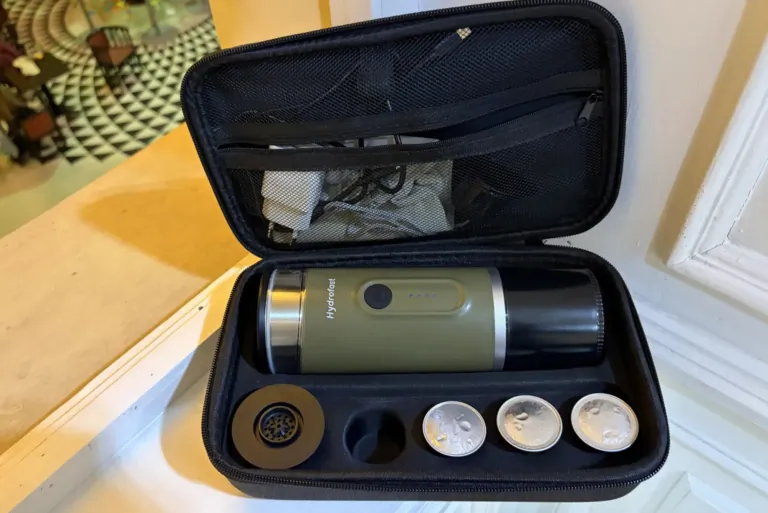 Hydrofast PO-100 hordozható kávéfőző teszt 19