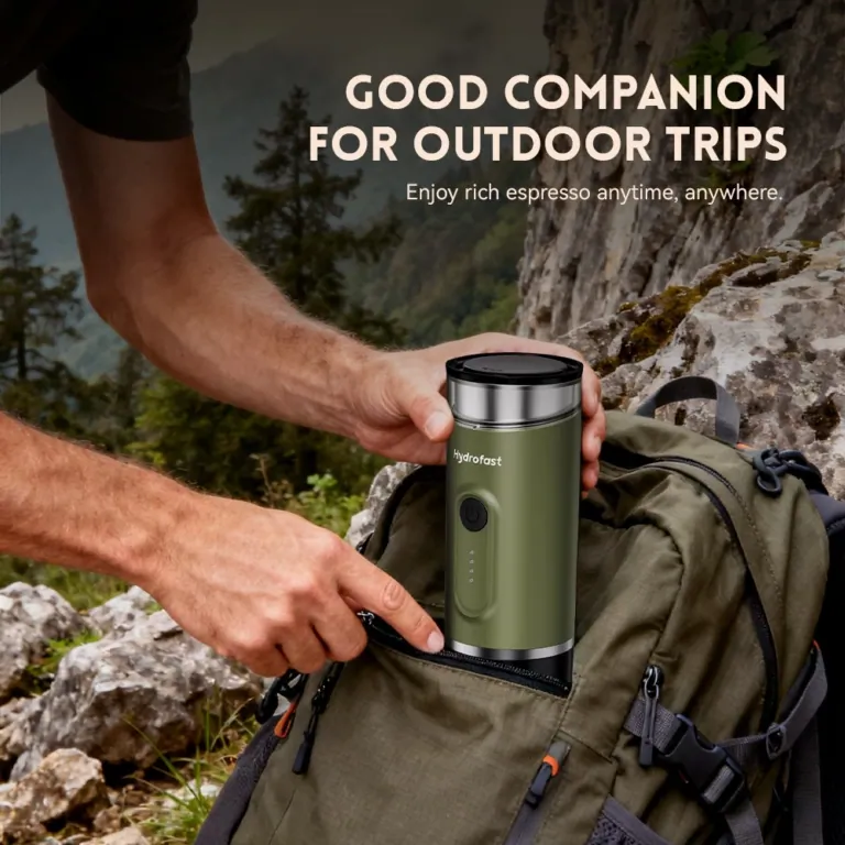 Hydrofast PO-100 hordozható kávéfőző teszt 8
