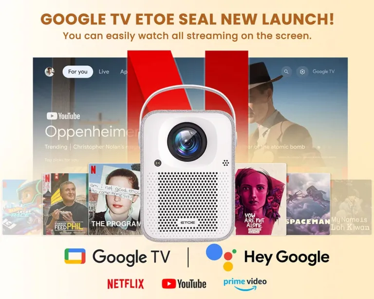 ETOE Seal: 400 ANSI lumen, Google TV és jó ár–érték arány 12