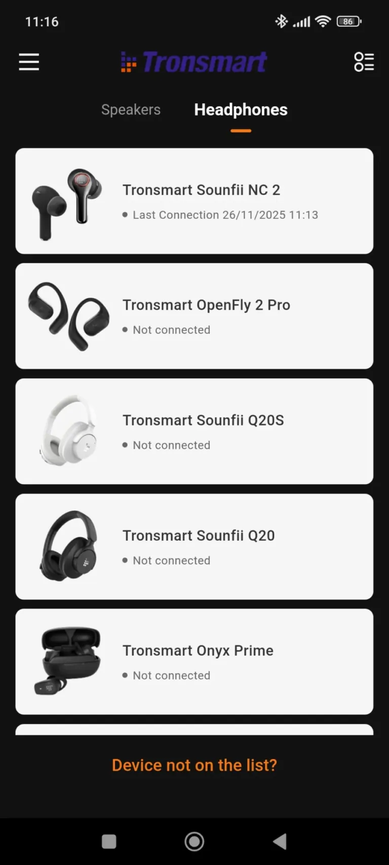 Tronsmart Sounfii NC 2 Bluetooth fülhallgató teszt 23