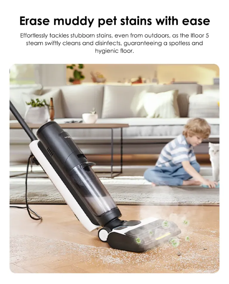 Ragacs ellen sem ismer kegyelmet a Tineco iFLOOR 5 Steam 5