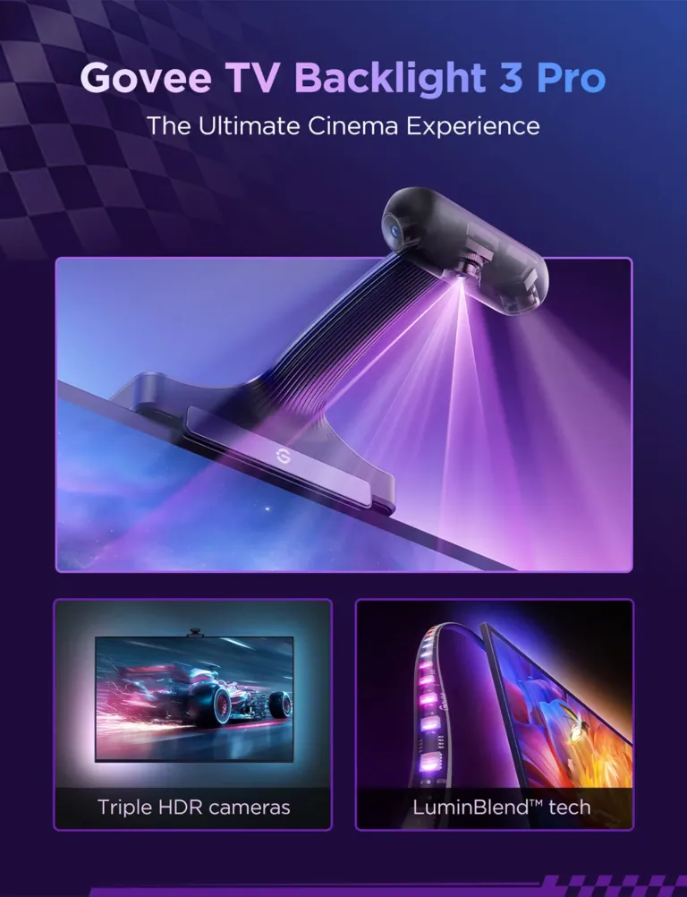 Govee TV Backlight 3 Pro TV háttérvilágítás teszt 14
