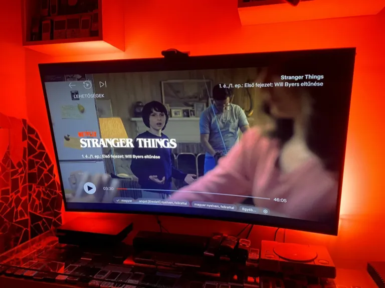 Govee TV Backlight 3 Pro TV háttérvilágítás teszt 34