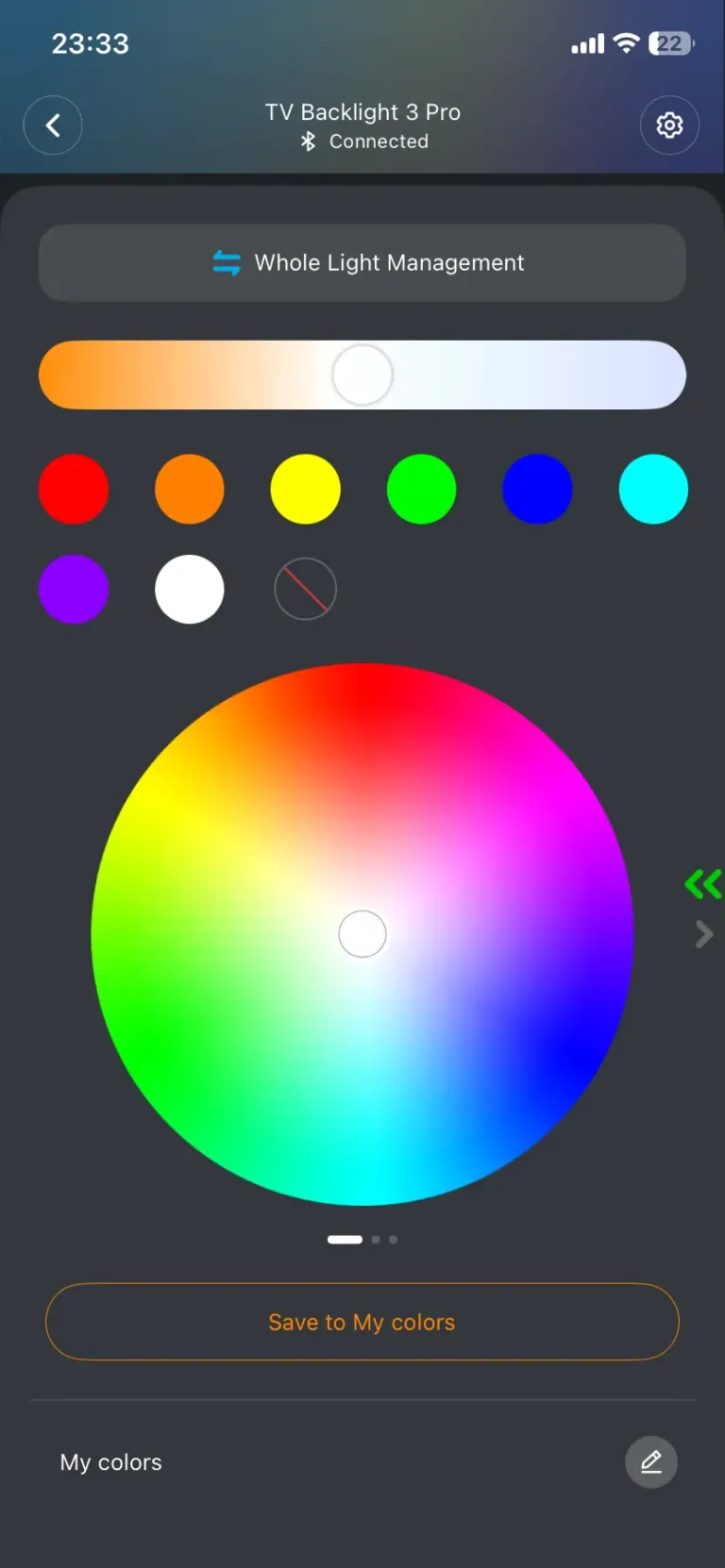 Govee TV Backlight 3 Pro TV háttérvilágítás teszt 53