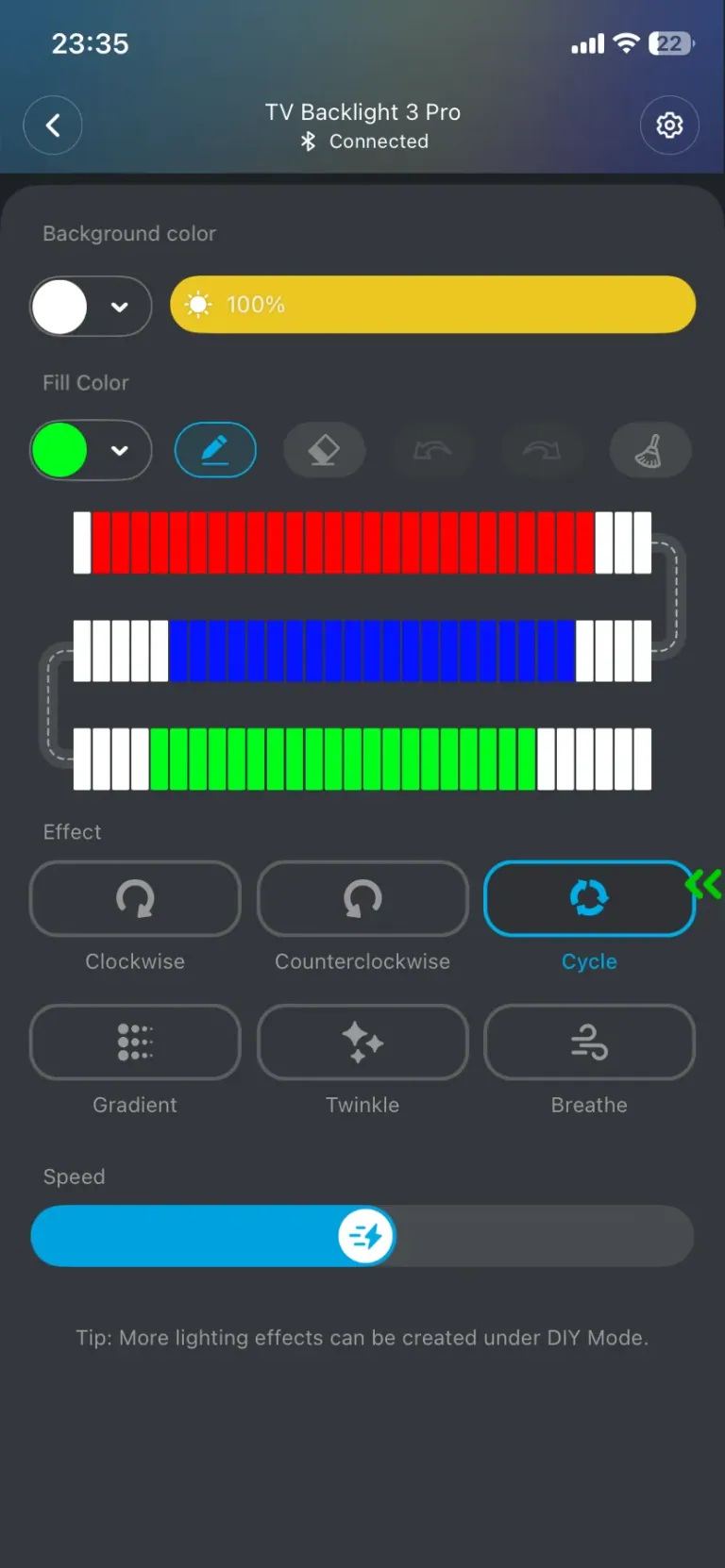 Govee TV Backlight 3 Pro TV háttérvilágítás teszt 61