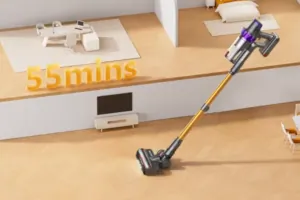 Buture VC80 porszívó: nem dől el és 55 percig nem adja fel