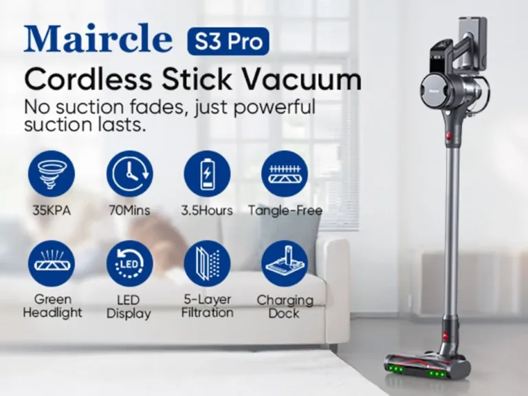 Hosszú üzemidő, 0 gubanc – így takarít a Maircle S3 Pro 3