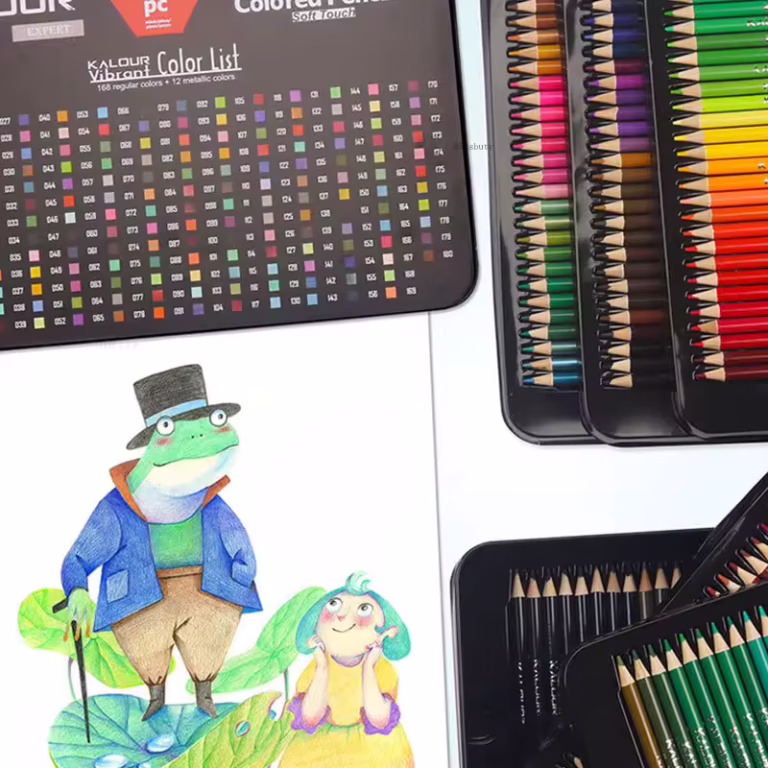 KALOUR színes ceruza készlet: 180 színnel nehéz unatkozni 5