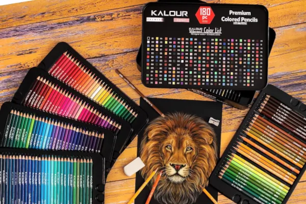 KALOUR színes ceruza készlet: 180 színnel nehéz unatkozni 1