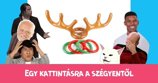 Egy kattintásra a szégyentől: rénszarvasos karikadobáló 1