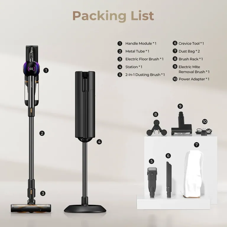 Kevesebb melóval több tisztaság – JIGOO V700 állóporszívó 3