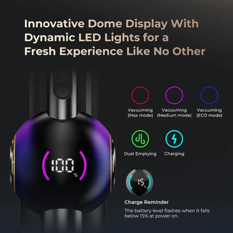 Kevesebb melóval több tisztaság – JIGOO V700 állóporszívó 9