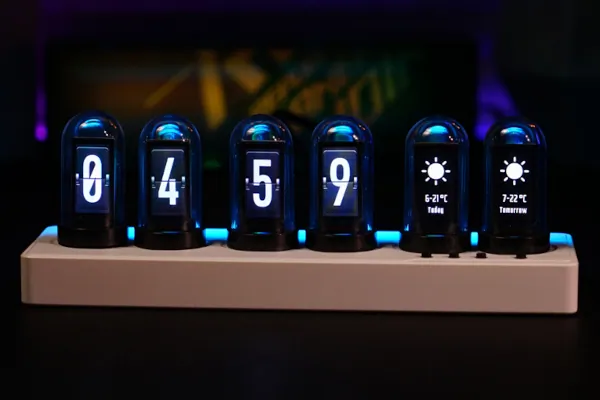 IPS Nixie-csöves ébresztőóra, ami tuti megbabonáz 1