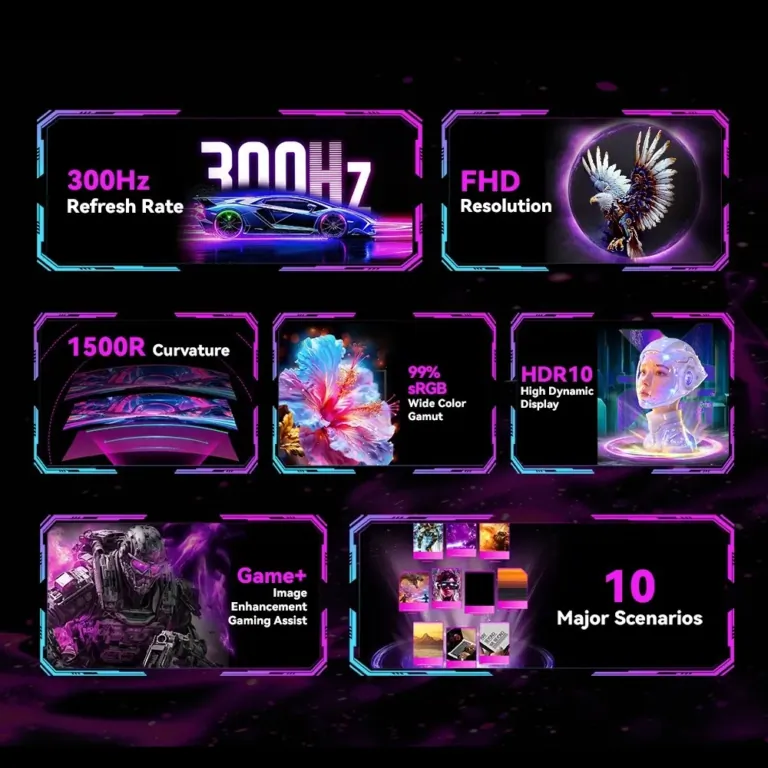 Titan Army C27A1H gamer monitor teszt 12