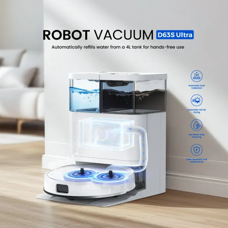 Elit takarítás a Teendow D63S Ultra robotporszívóval 3