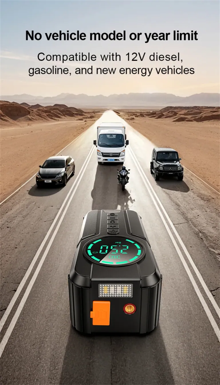 Bikázó & kompresszor egyben: 5000 A csúcsteljesítménnyel 12