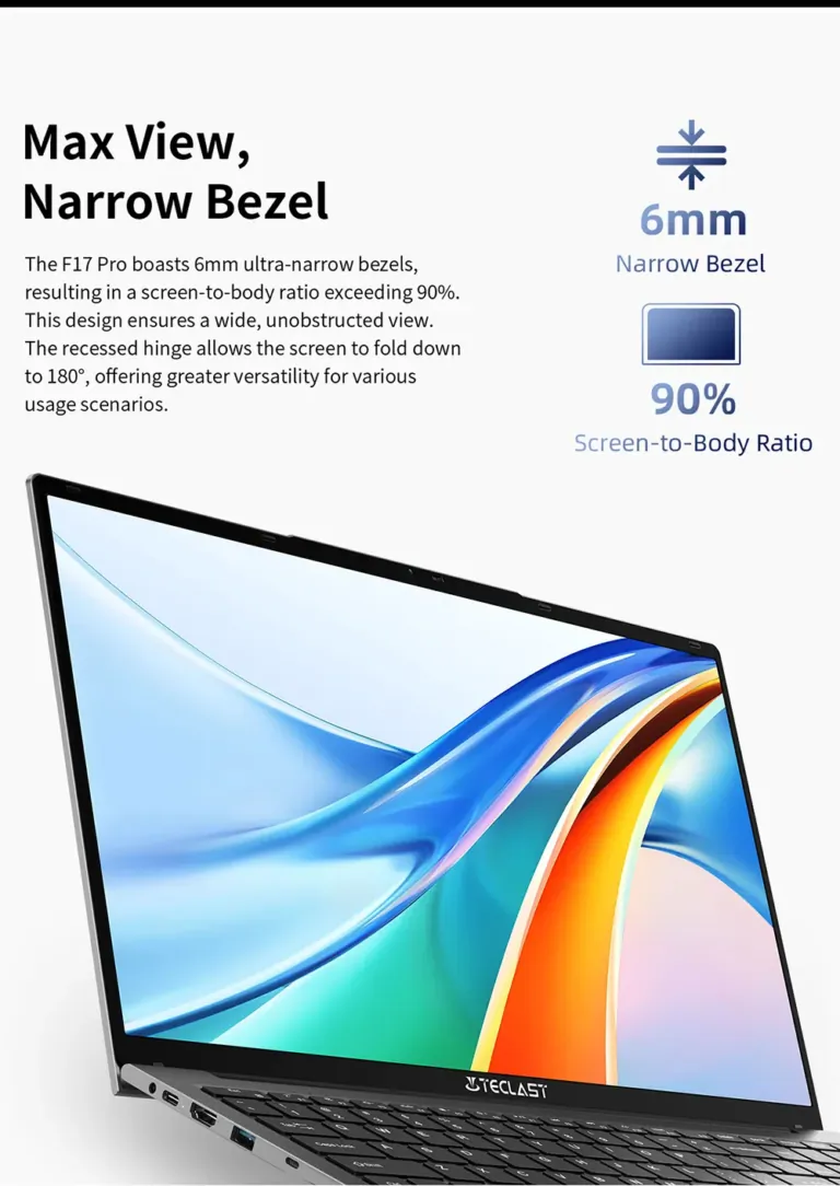 Baráti áron jelentkezik idén is a Teclast F17 Pro laptop 13