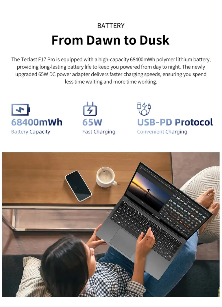 Baráti áron jelentkezik idén is a Teclast F17 Pro laptop 17