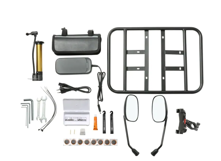 Bicicleta eléctrica A20: una bestia de 1000 vatios con cuadro plegable 10