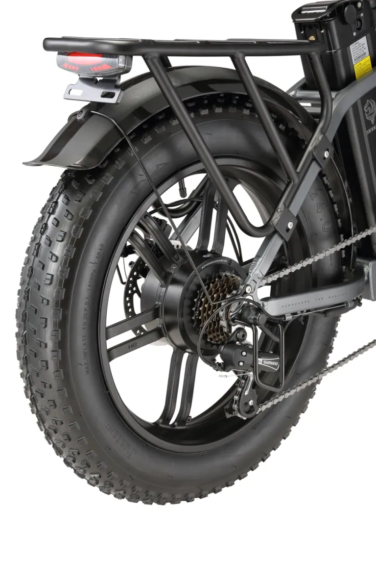 Bicicleta eléctrica A20: una bestia de 1000 vatios con cuadro plegable 7