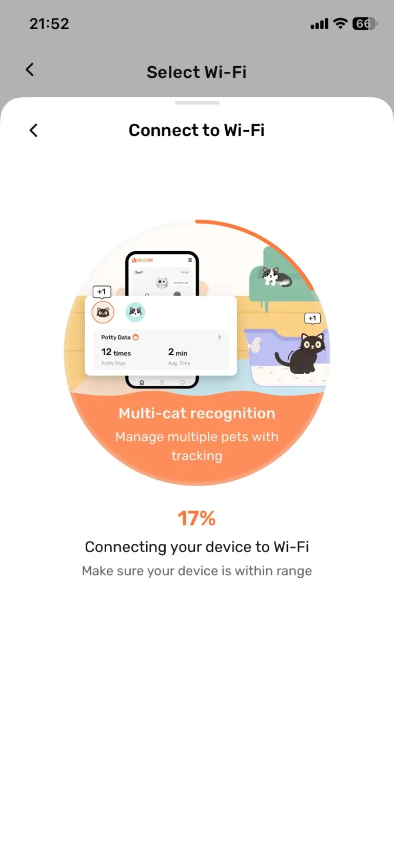 SiiPet LitterLens okos macskaalom-figyelő kamera teszt 13