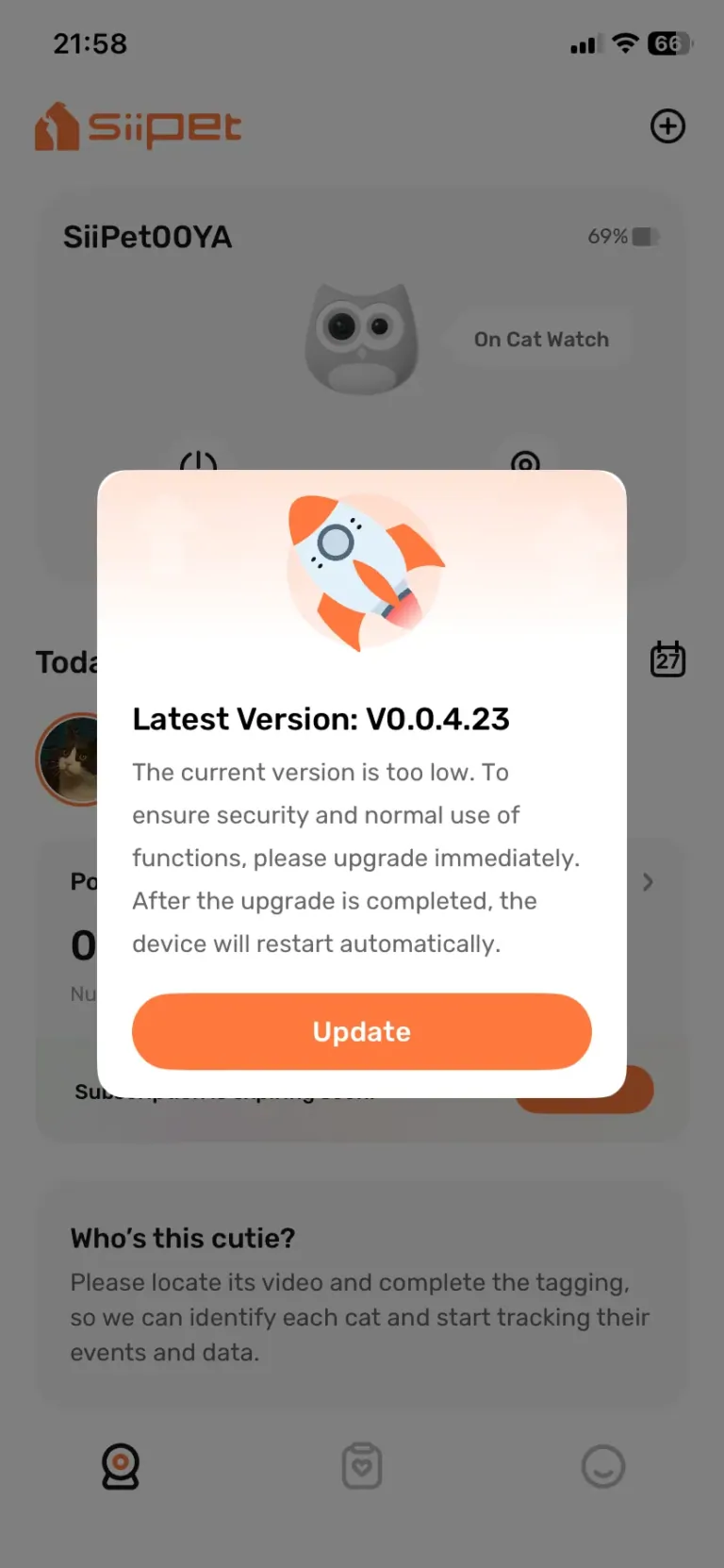 SiiPet LitterLens okos macskaalom-figyelő kamera teszt 19