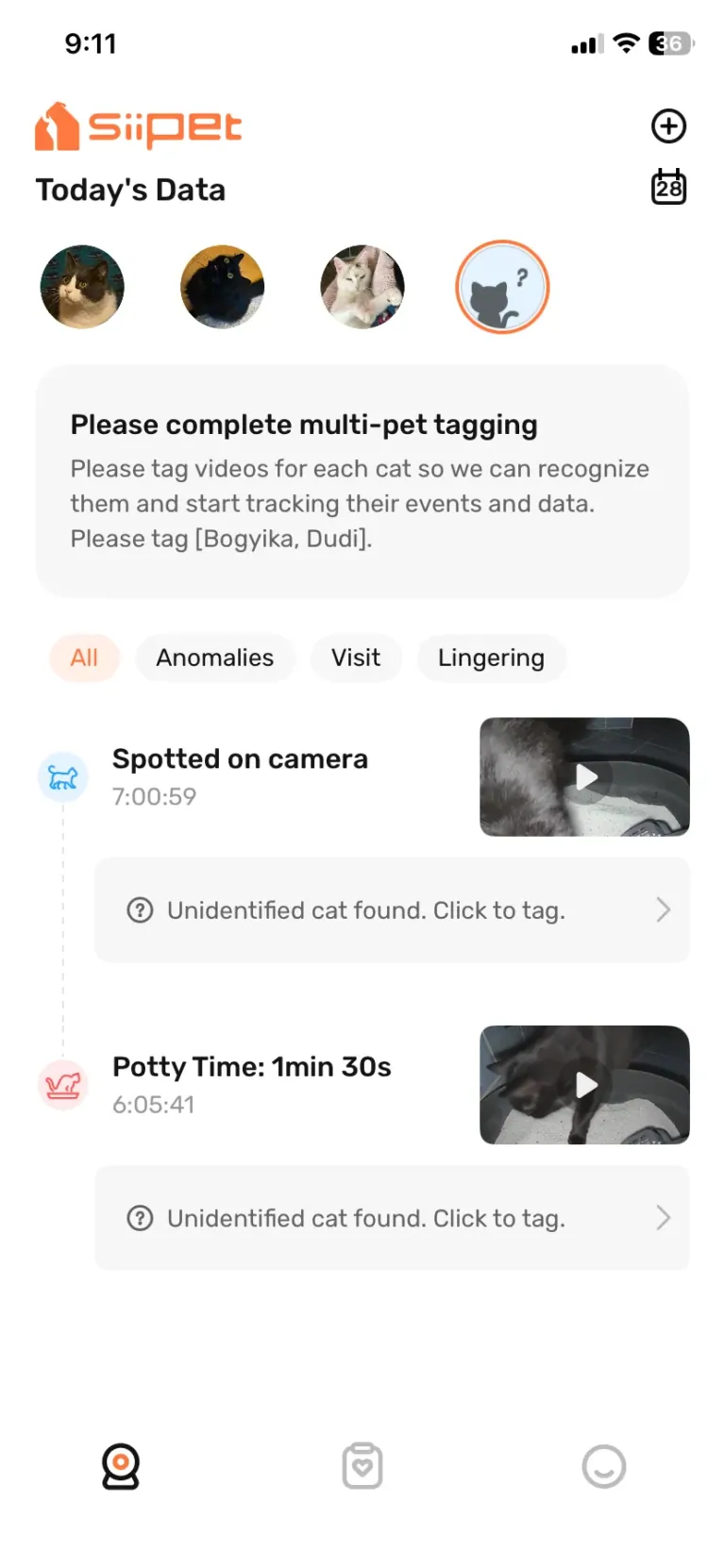 SiiPet LitterLens okos macskaalom-figyelő kamera teszt 32