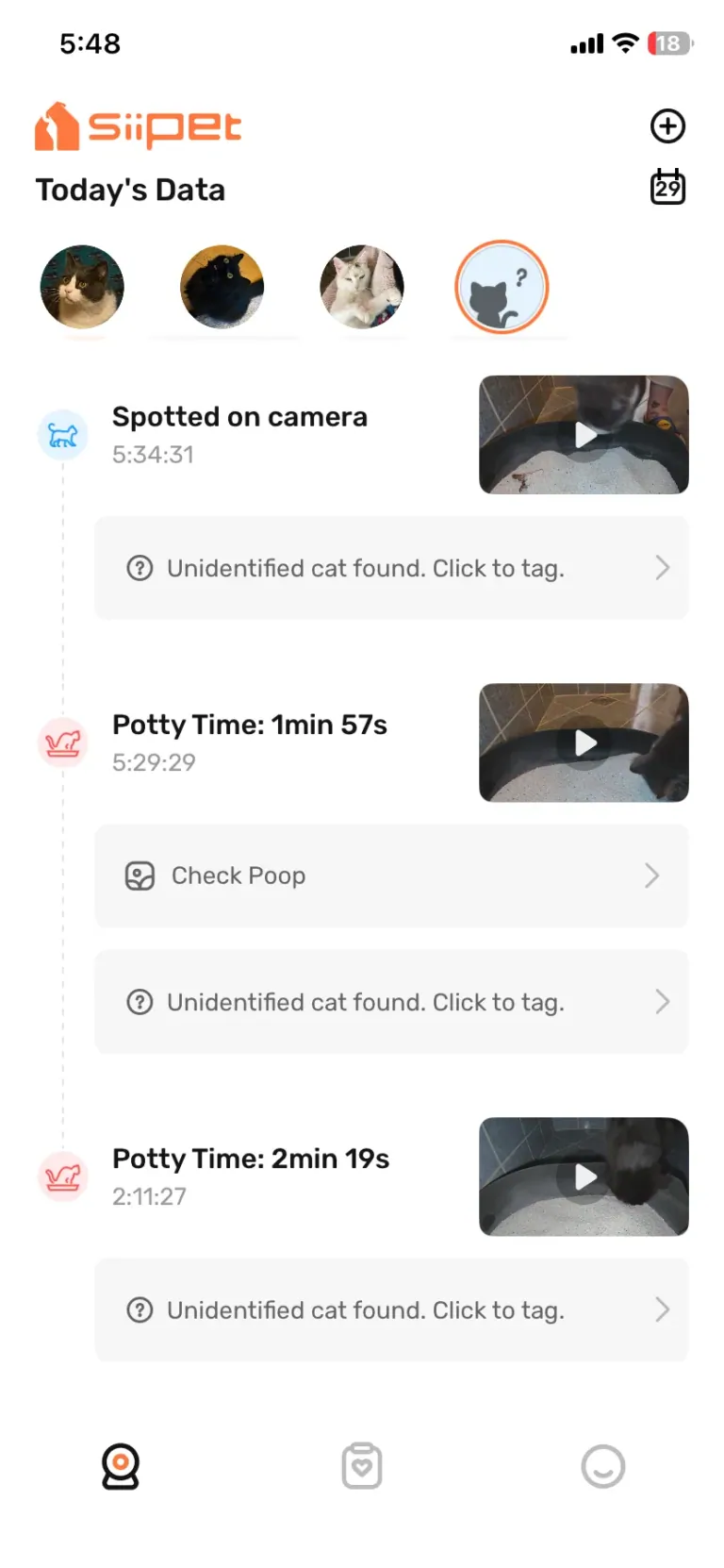 SiiPet LitterLens okos macskaalom-figyelő kamera teszt 34