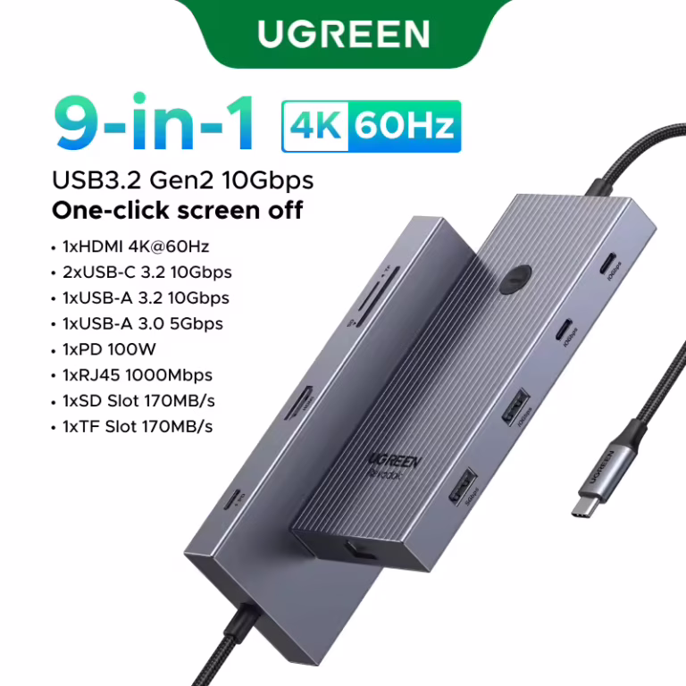 UGREEN USB-C HUB cunami a gyors és stabil bővítéshez 7