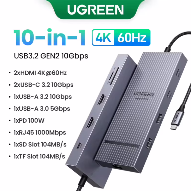 UGREEN USB-C HUB cunami a gyors és stabil bővítéshez 4