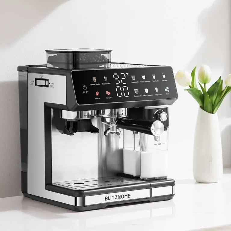 A BlitzHome CM5710 kávégép darál, főz és tejet habosít 8