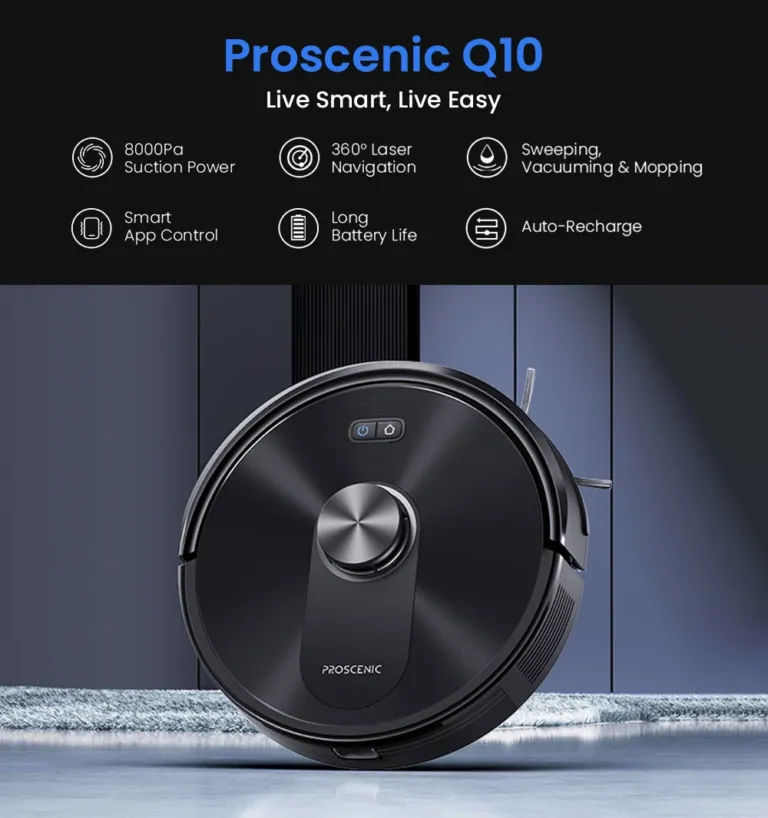 Proscenic Q10 robotporszívó: mire hazaérsz, minden csillog 3