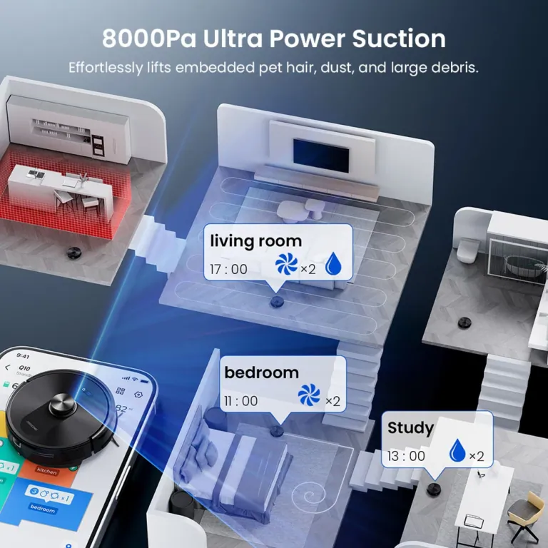 Proscenic Q10 robotporszívó: mire hazaérsz, minden csillog 11