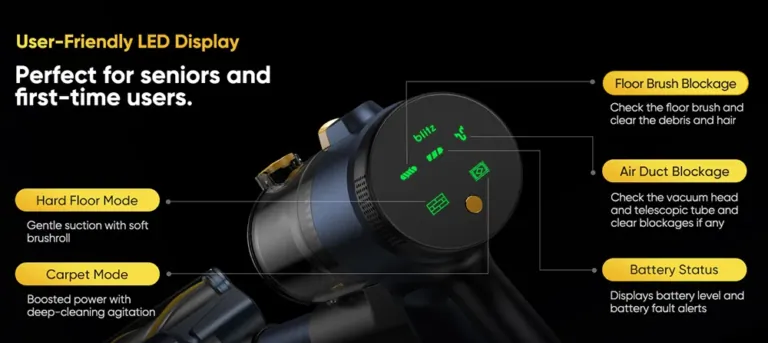 Vactidy Blitz V12 állóporszívó teszt 21