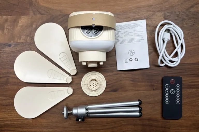 IPRee 2 az 1-ben hordozható ventilátor és lámpa teszt 5