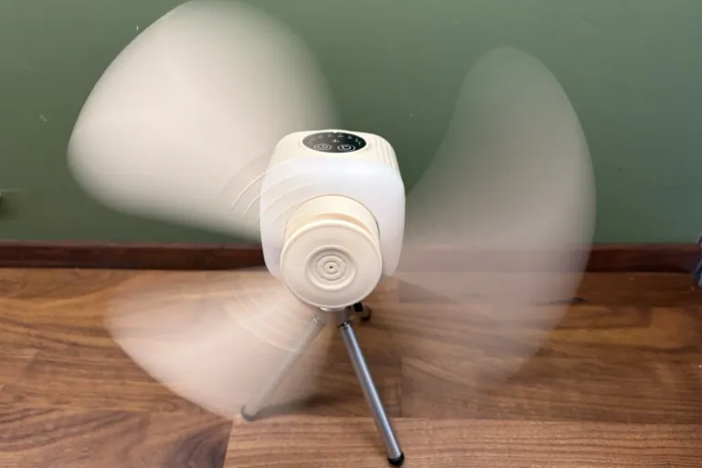 IPRee 2 az 1-ben hordozható ventilátor és lámpa teszt 7