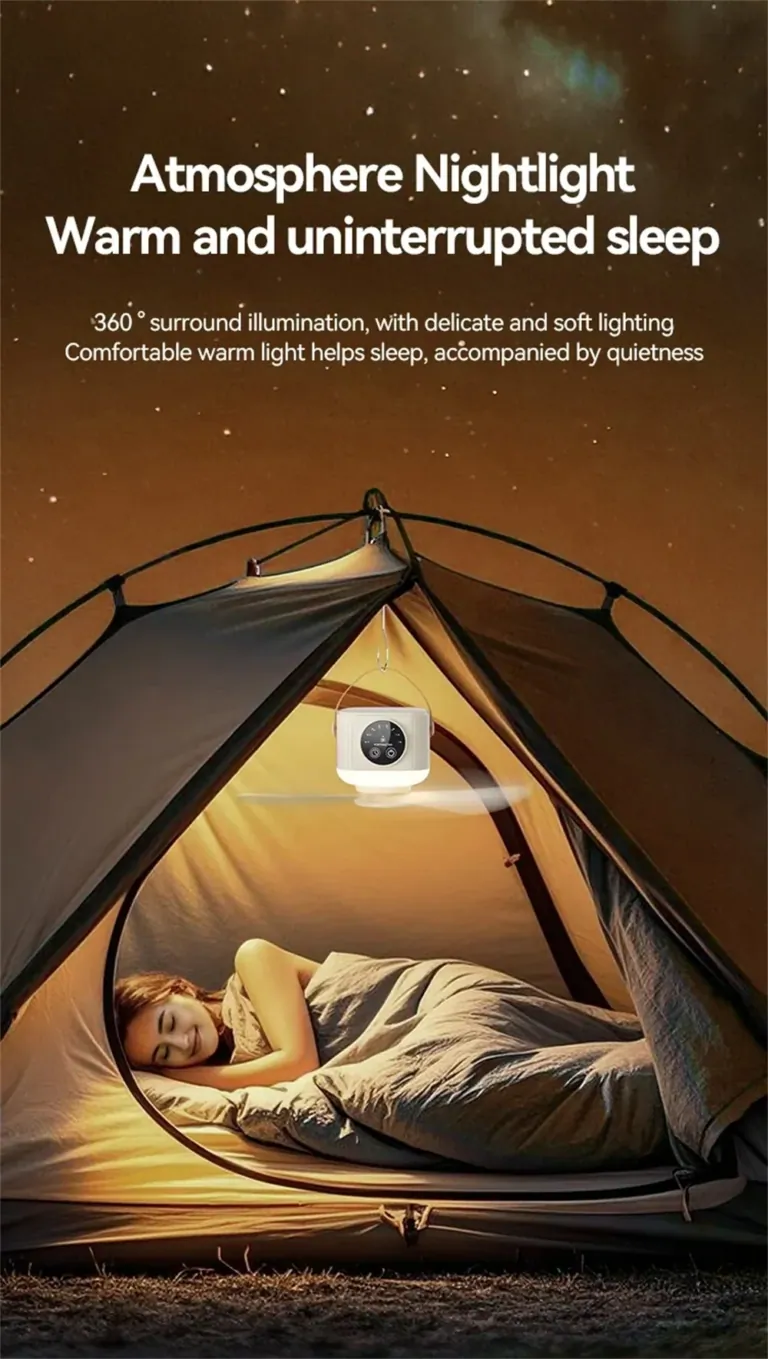 IPRee 2 az 1-ben hordozható ventilátor és lámpa teszt 13