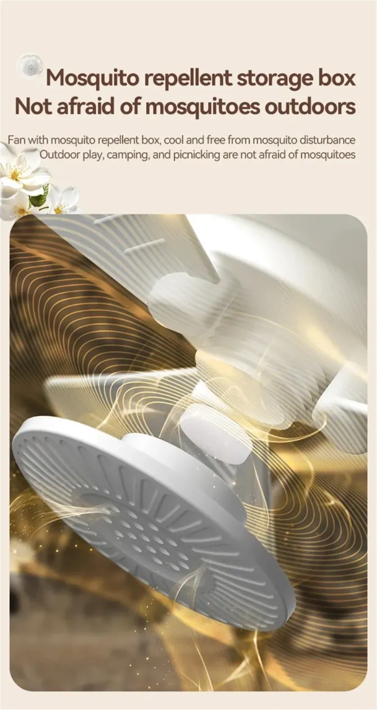 IPRee 2 az 1-ben hordozható ventilátor és lámpa teszt 22