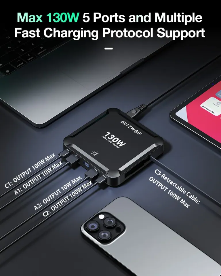 Kompakt, erős, átgondolt: az új BlitzWolf BW-S32 GaN töltő 10