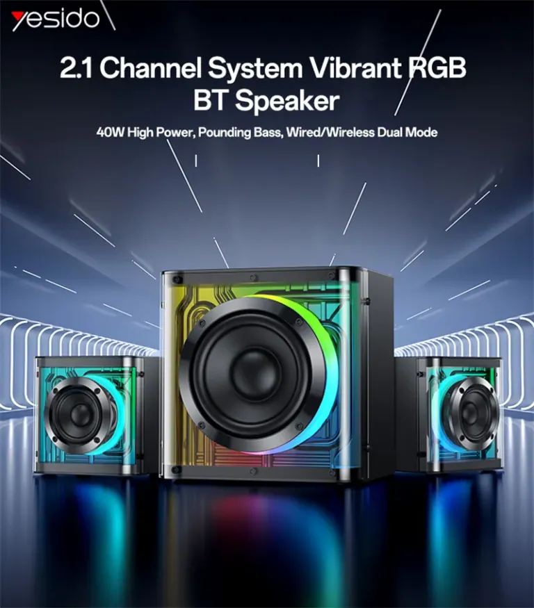 Hangrobbanás RGB-vel: ez a Yesido YSW41 hangszóró 2