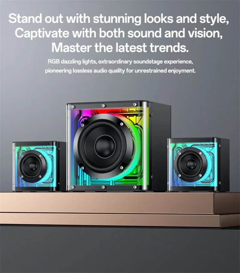 Hangrobbanás RGB-vel: ez a Yesido YSW41 hangszóró 4