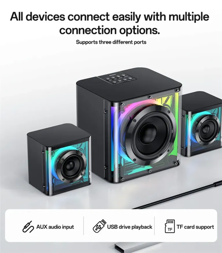 Hangrobbanás RGB-vel: ez a Yesido YSW41 hangszóró 8