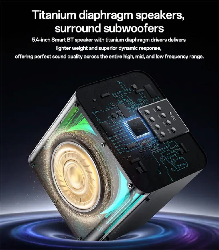 Hangrobbanás RGB-vel: ez a Yesido YSW41 hangszóró 5