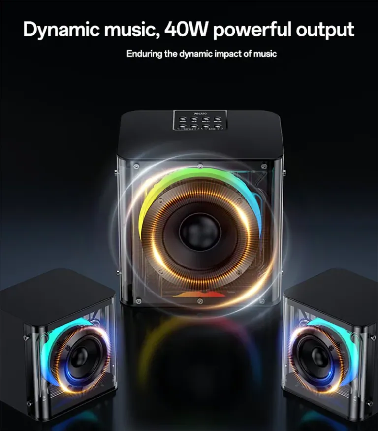 Hangrobbanás RGB-vel: ez a Yesido YSW41 hangszóró 3