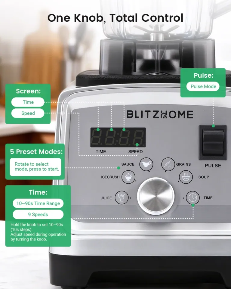 BlitzHome BH-228C turmixgép: az új, konyhai Hulk 9