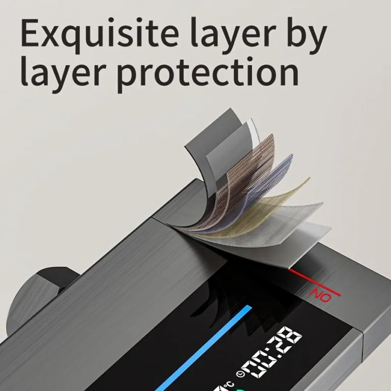 Modern fürdőszoba egy lépésben: digitális kijelzős zuhany 3