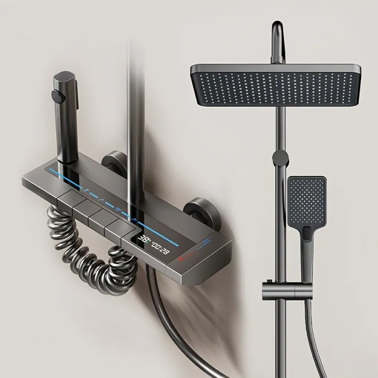 Modern fürdőszoba egy lépésben: digitális kijelzős zuhany 5