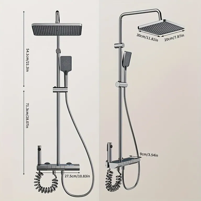 Modern fürdőszoba egy lépésben: digitális kijelzős zuhany 6