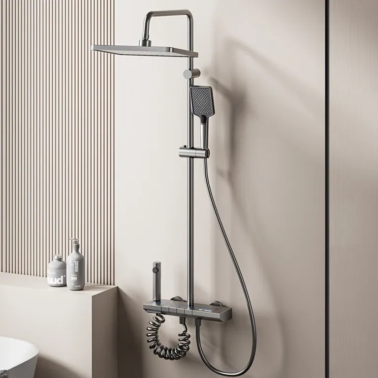 Modern fürdőszoba egy lépésben: digitális kijelzős zuhany 8